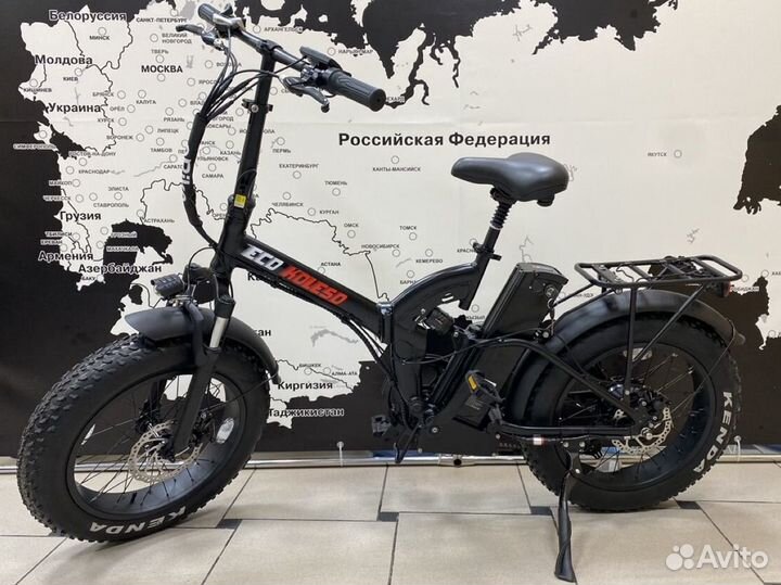 Электровелосипед двухподвес Эко Драйв V5 LUX 1000W