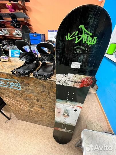 Сноуборд комплект на рост 170-185 и вес 70-80