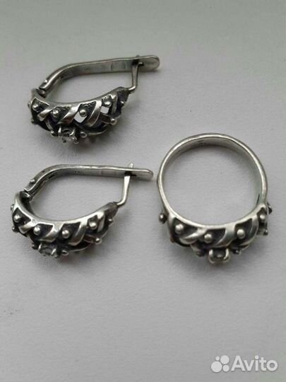 Комплект серебро 875 проба