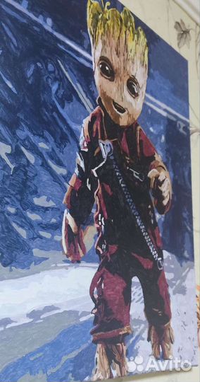 Картины по номерам раскрашенная