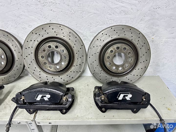 Тормоза vw golf r / audi s3 / leon cupra