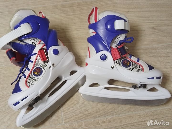 Коньки детские раздвижные 30-33