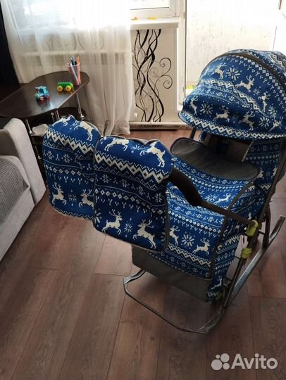 Детские санки с колесами