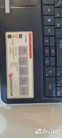 Ноутбук packard Bell