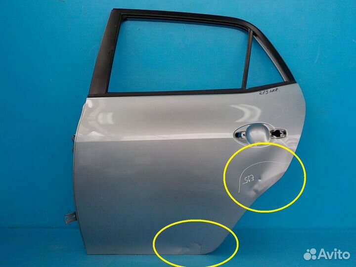 Дверь задняя левая toyota Auris (E15) 2006-2012