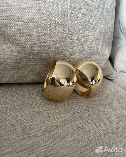 Браслет золотой крупный