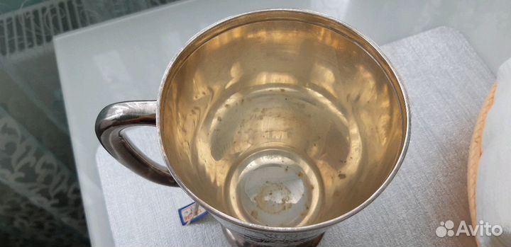 Продам кружку из мельхиора, с ценником СССР