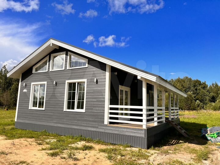 Дом 98,6 м² на участке 15 сот.