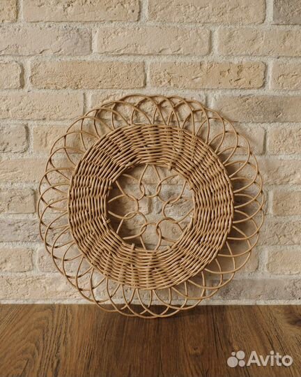 Плетеная корзина/ Панно на стену