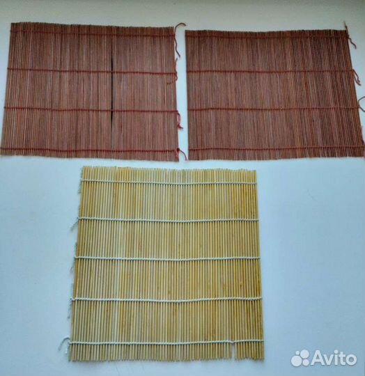 Бамбуковый коврик для суши и роллов 24х20 и 24х24