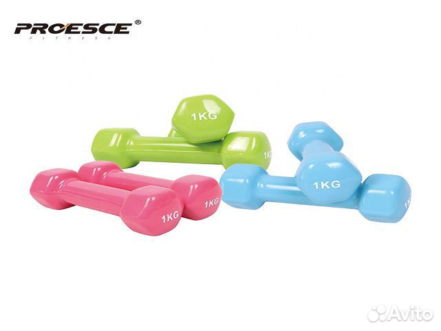 Гантель винил 0,5кг 1 шт