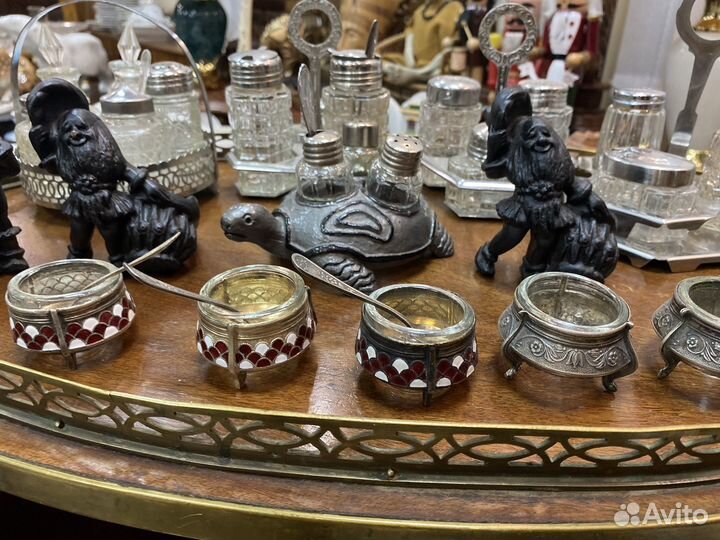 Солонки антик и винтаж коллекция