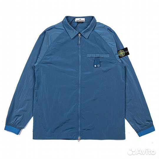 Ветровка из нейлона Stone Island Blue