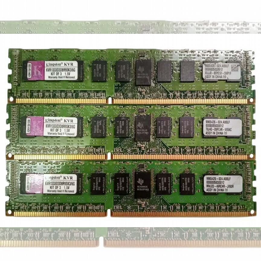 [KVR1333D3D8R9SK3/6G] Оперативная Память Kingston Kvr1333d3d8r9sk3/6g