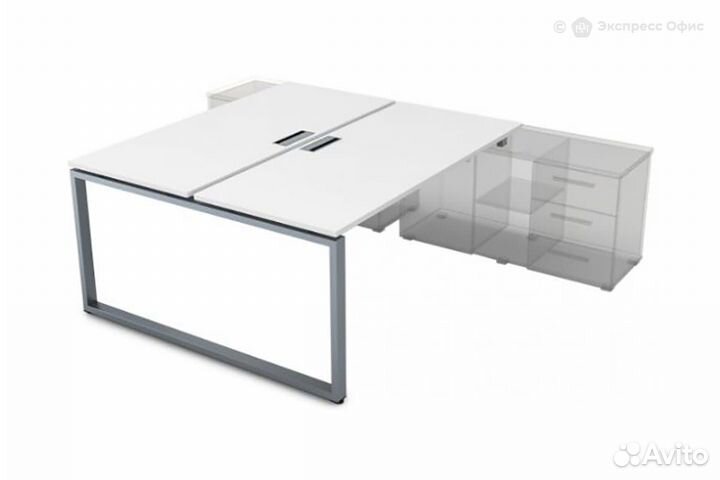 Стол-бенч на 2 рабочих места для крепления на тумб