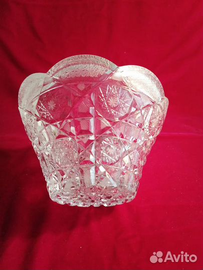 Хрусталь советский Чехословакия (вазы, розетки)