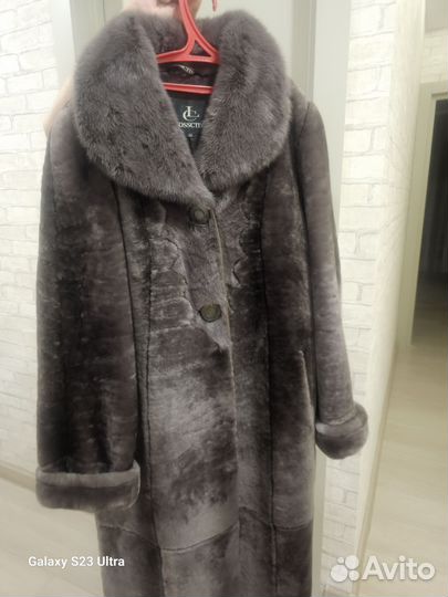 Шуба мутоновая 48 50 женская