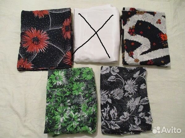 Ткани, натуральный шелк, винтаж, СССР