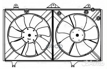 Вентилятор радиатора Toyota Camry (XV30) (01)