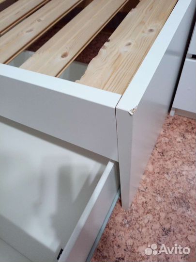 Кровать Икеа Бримнэс