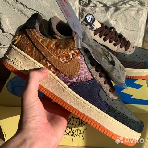 Кроссовки Nike Air Force Travis Scott Cactus Jack