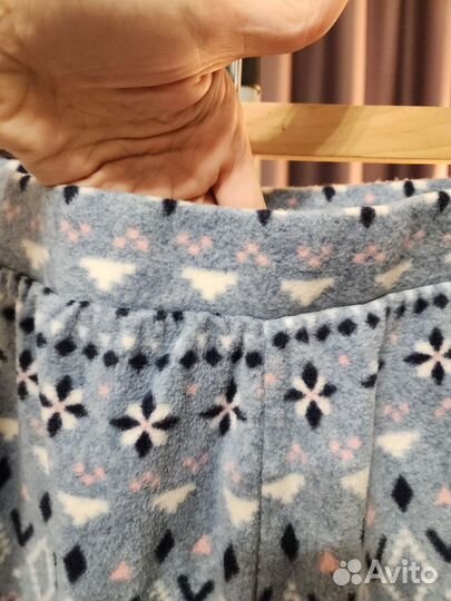 Плюшевые пижамные штаны 42 44