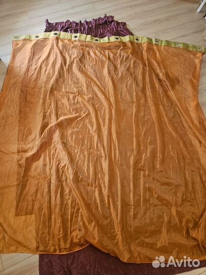 Ткань органза на кольцах