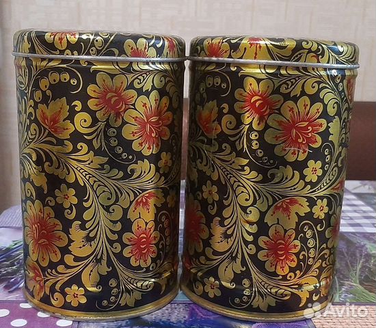 Сувенирные банки хохлома