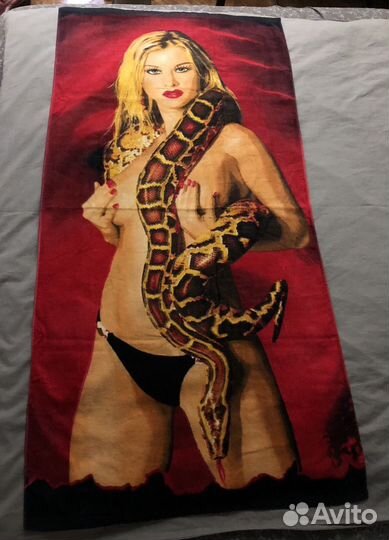 Полотенце на пляж 70х140 см хлопок