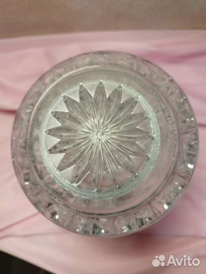 Ваза хрустальная времен СССР