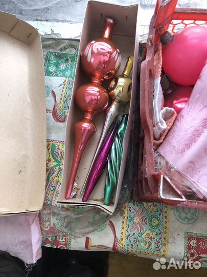 Елочные игрушки СССР