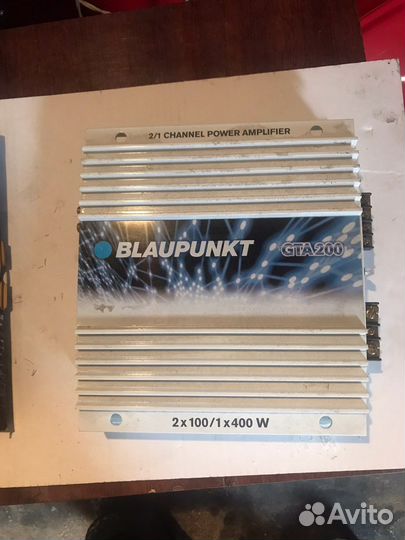 Автомобильный усилитель с акустикой