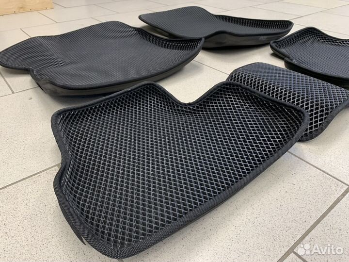 3д коврики с бортами на Приору