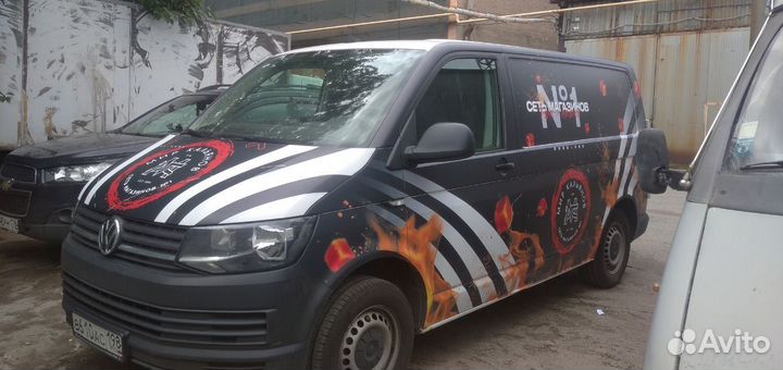 Оклейка рекламная авто и витрин пленкой