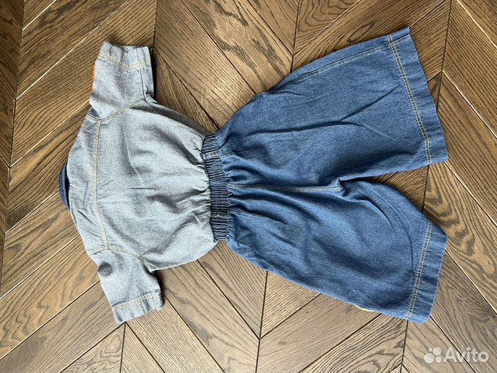 Джинсовый комбинезон для девочки todes 122-128