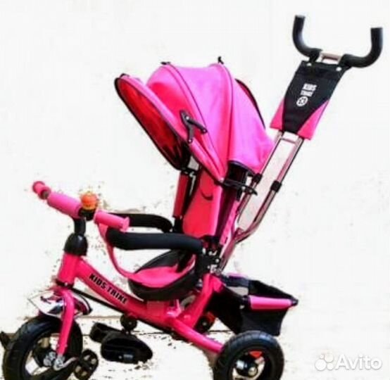 Велосипед с родительской ручкой