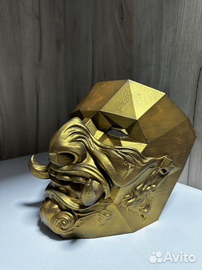 Маска самурая 3d печать