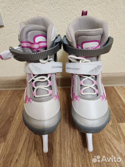 Коньки детские ледовые р.32-37 для девочки