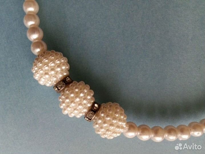 Красивый ободок для волос под жемчуг