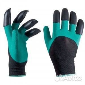 Перчатки садовые с когтями 8шт