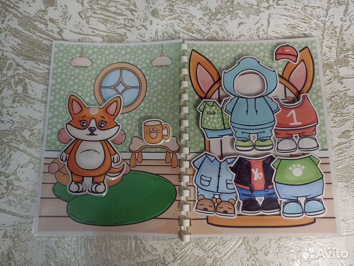 Книжка-пеиеодевашка 