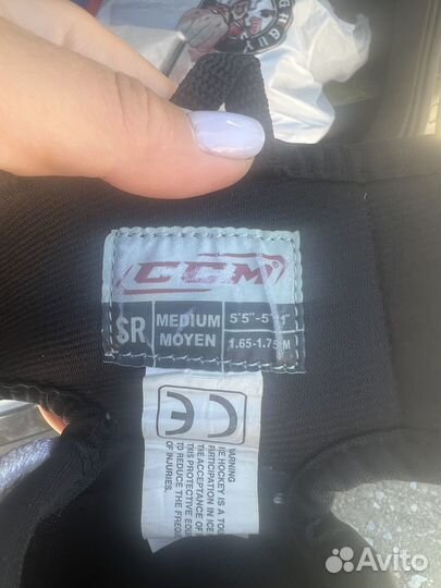 Нагрудник хоккейный, Налокотники ccm sr medium