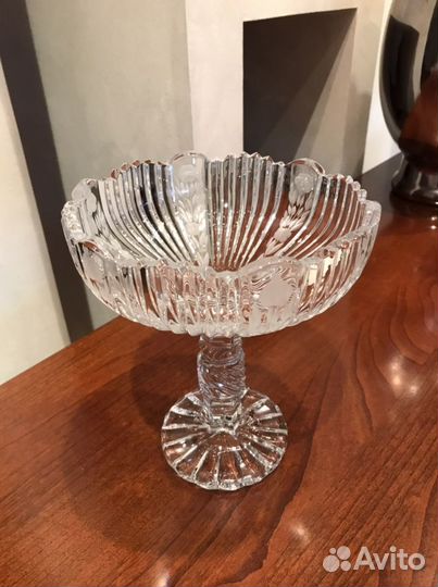 Хрустальная вазочка времен СССР