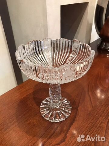 Хрустальная вазочка времен СССР