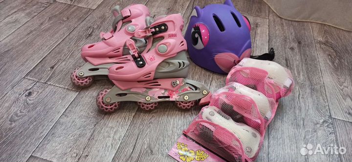 Детские ролики и защита