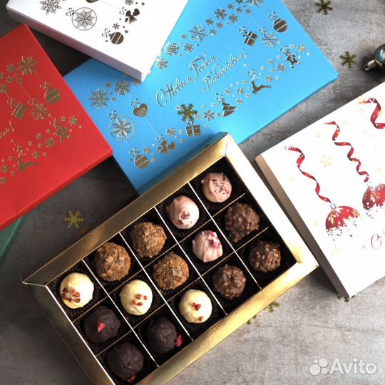 Шоколад с логотипом подарочный набор на 15 конфет