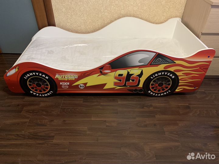 Детская кровать-машина Бельмарко от 2 лет