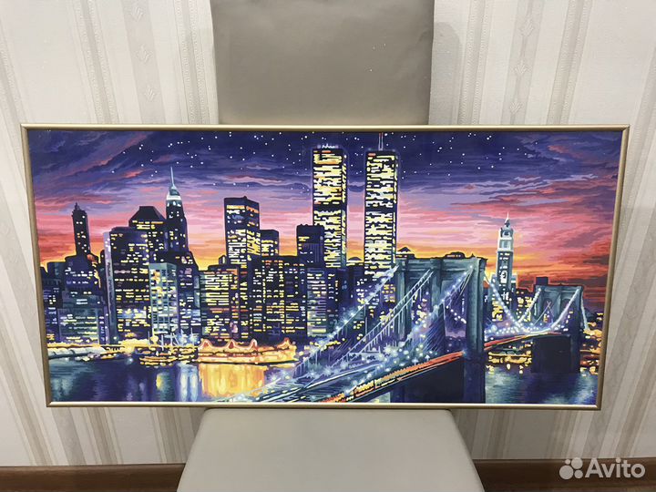 Картины Тадж Махал и Нью Йорк город