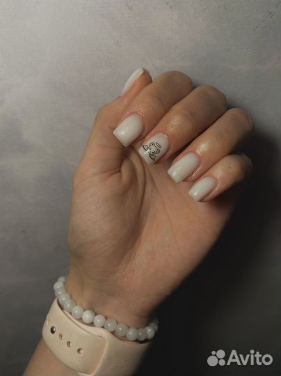 Маникюр наращивание