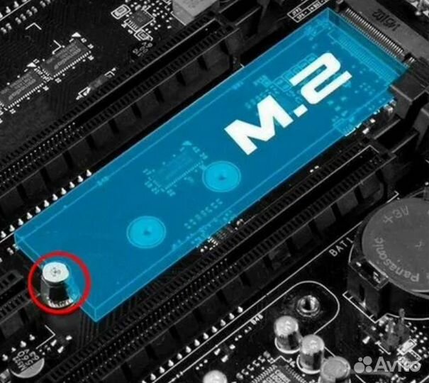 Винт со стойкой для крепления SSD M.2